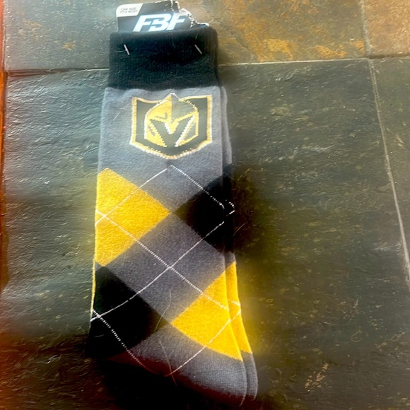 Vegas Golden Knights argyle socks OS - Picture 1 of 4